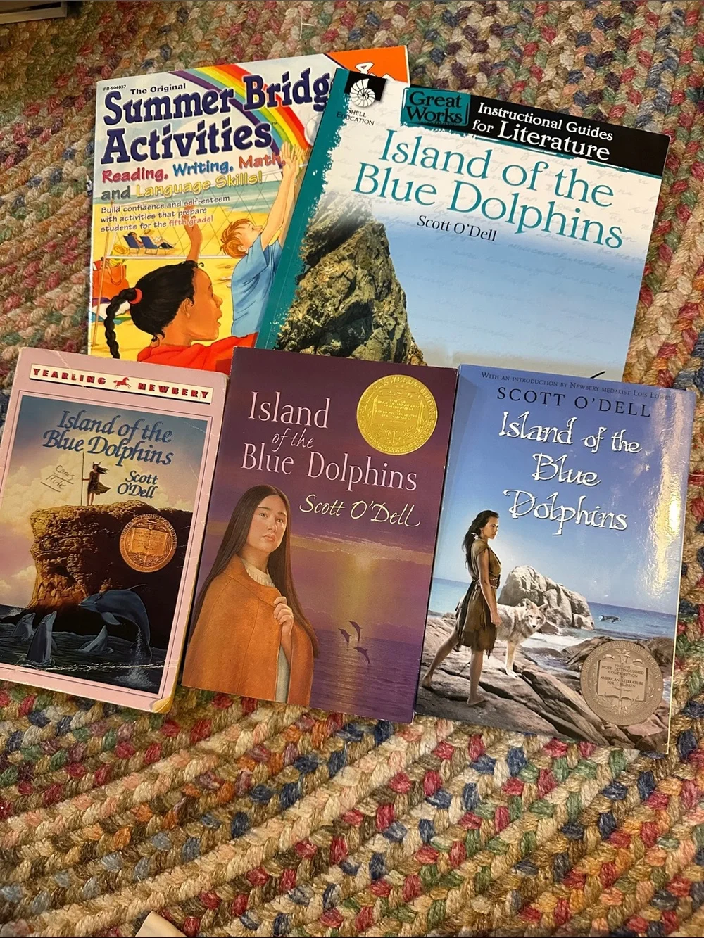 Island of the Blue Dolphins Homeschool Novel Study 5 Book Bundle 3 Novels Guides